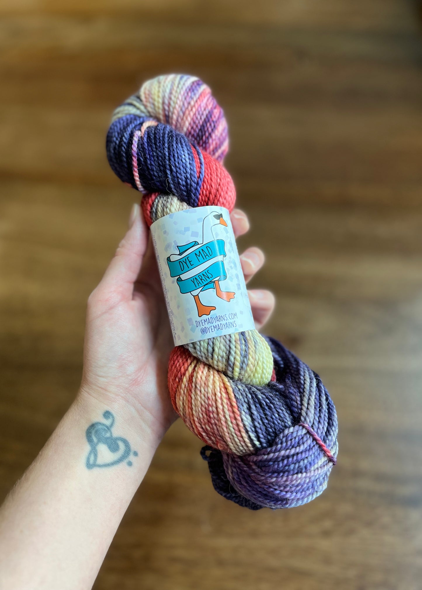 Genny Worsted from Dye Mad Yarns