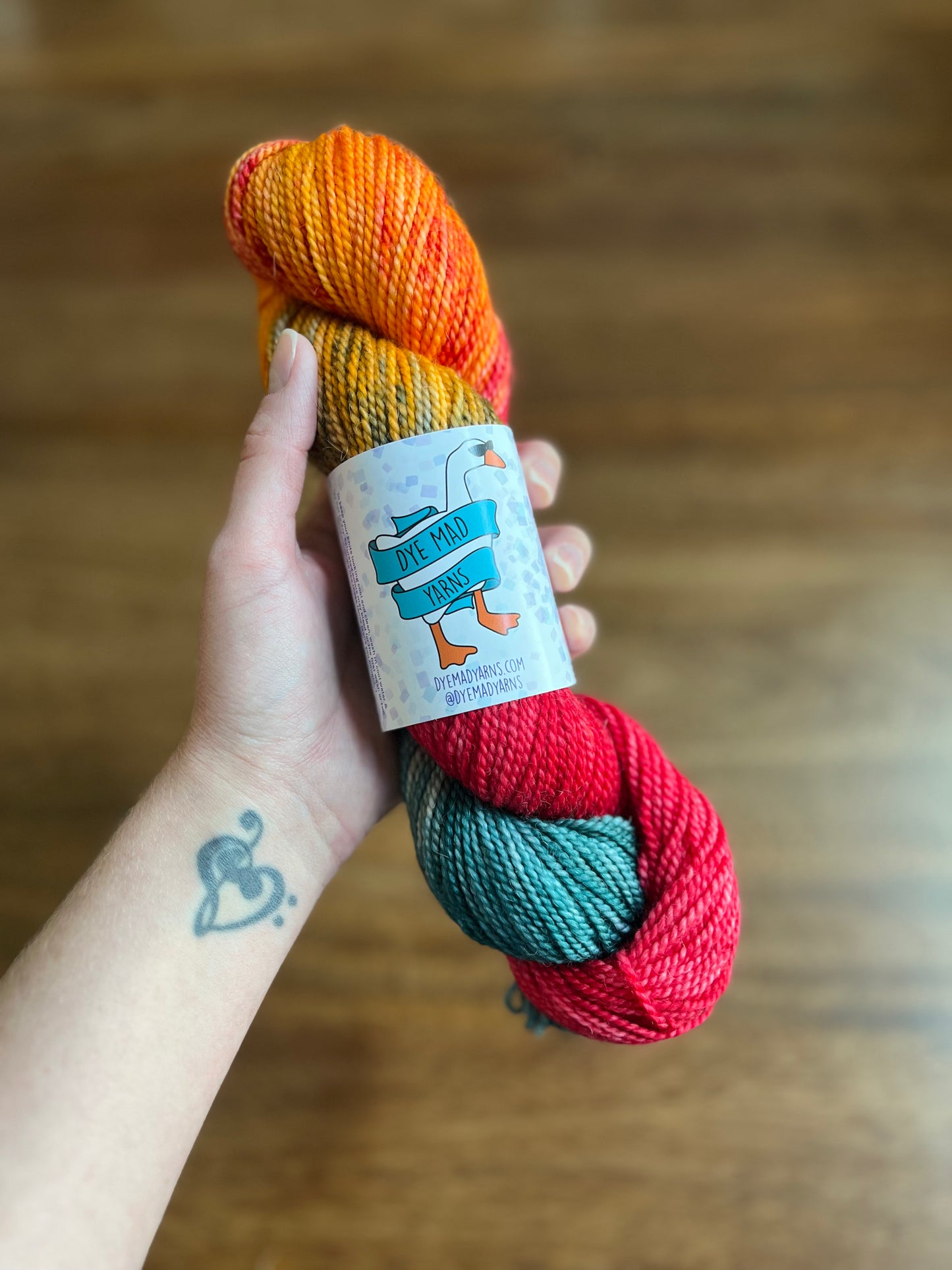 Genny Worsted from Dye Mad Yarns