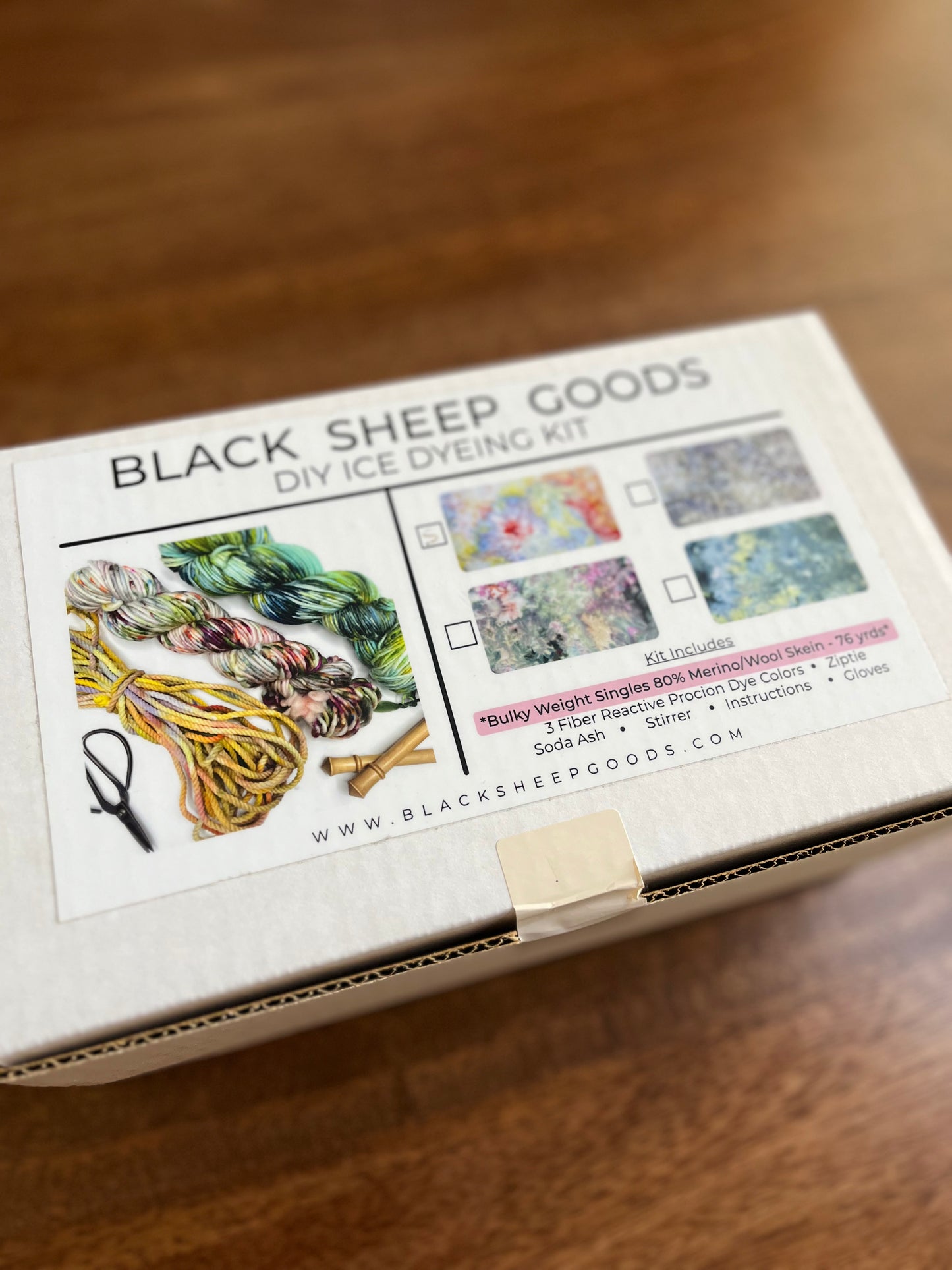 DIY Ice Dyeing Kit from Black Sheep Goods