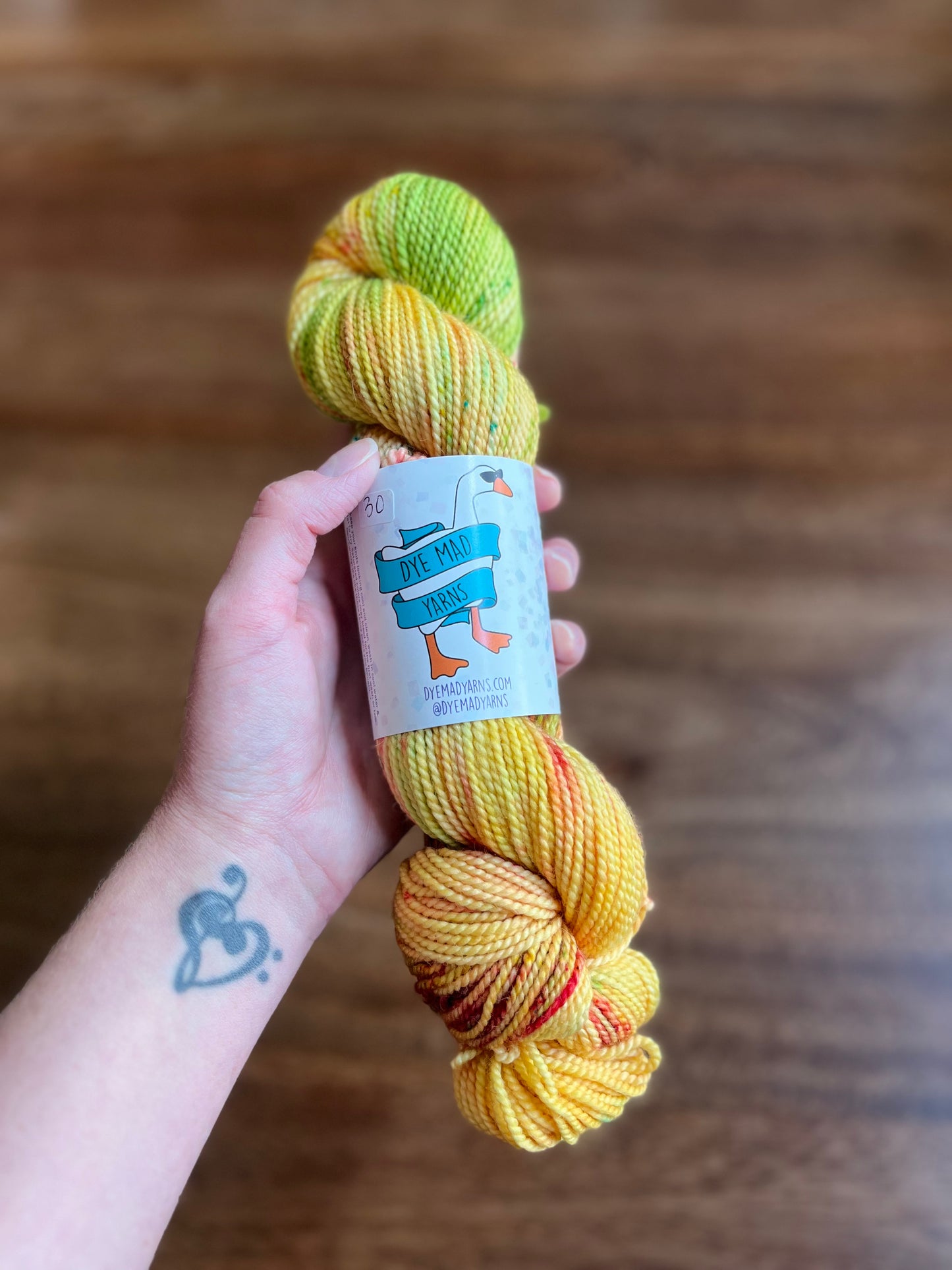 Genny Worsted from Dye Mad Yarns